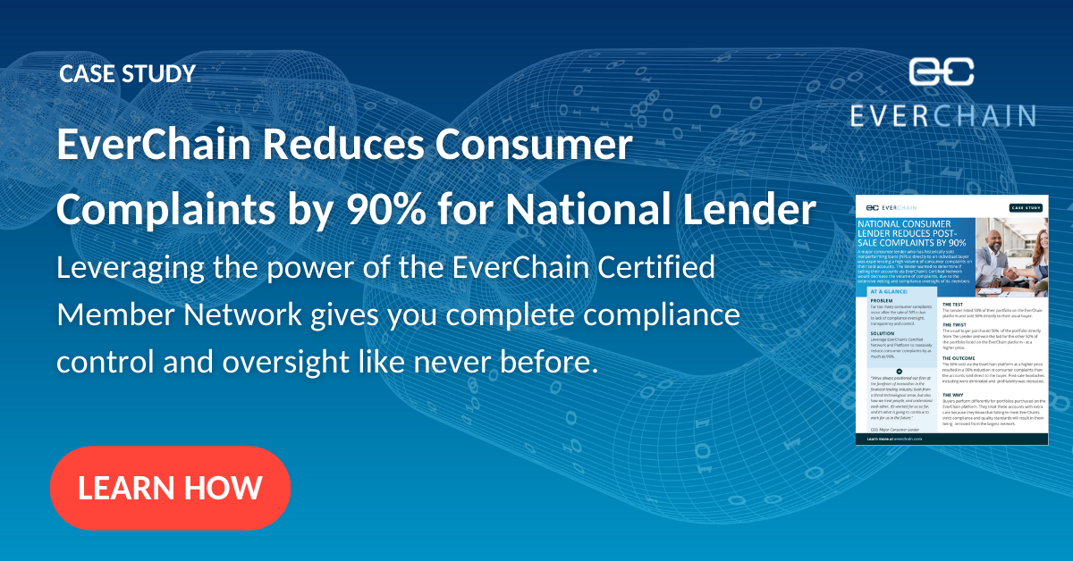 EverChain reduces consumer complaints by 90% for national lender